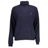 U.S. POLO ASSN. Blue Fabric Women's Sweater