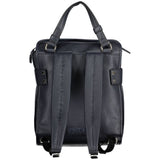 La Martina Blue Polyurethane Women Backpack