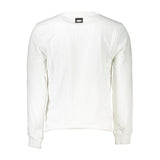 Cavalli Class Bianco Cotton Men Sweatshirt