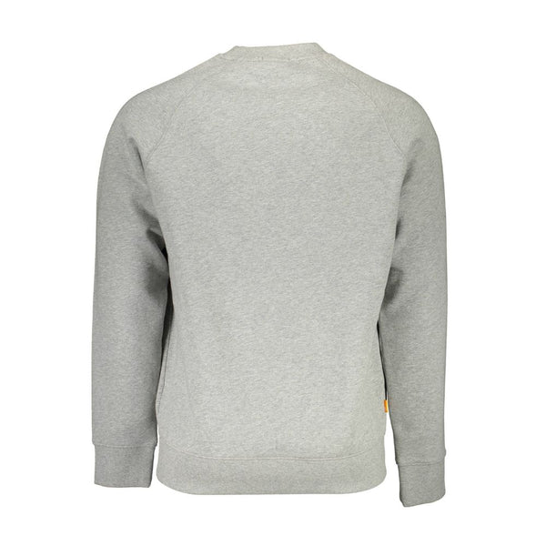Timberland Grey Cotton Men Sweatshirt