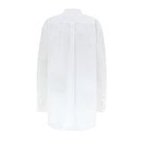 Gucci White Cotton Blouse