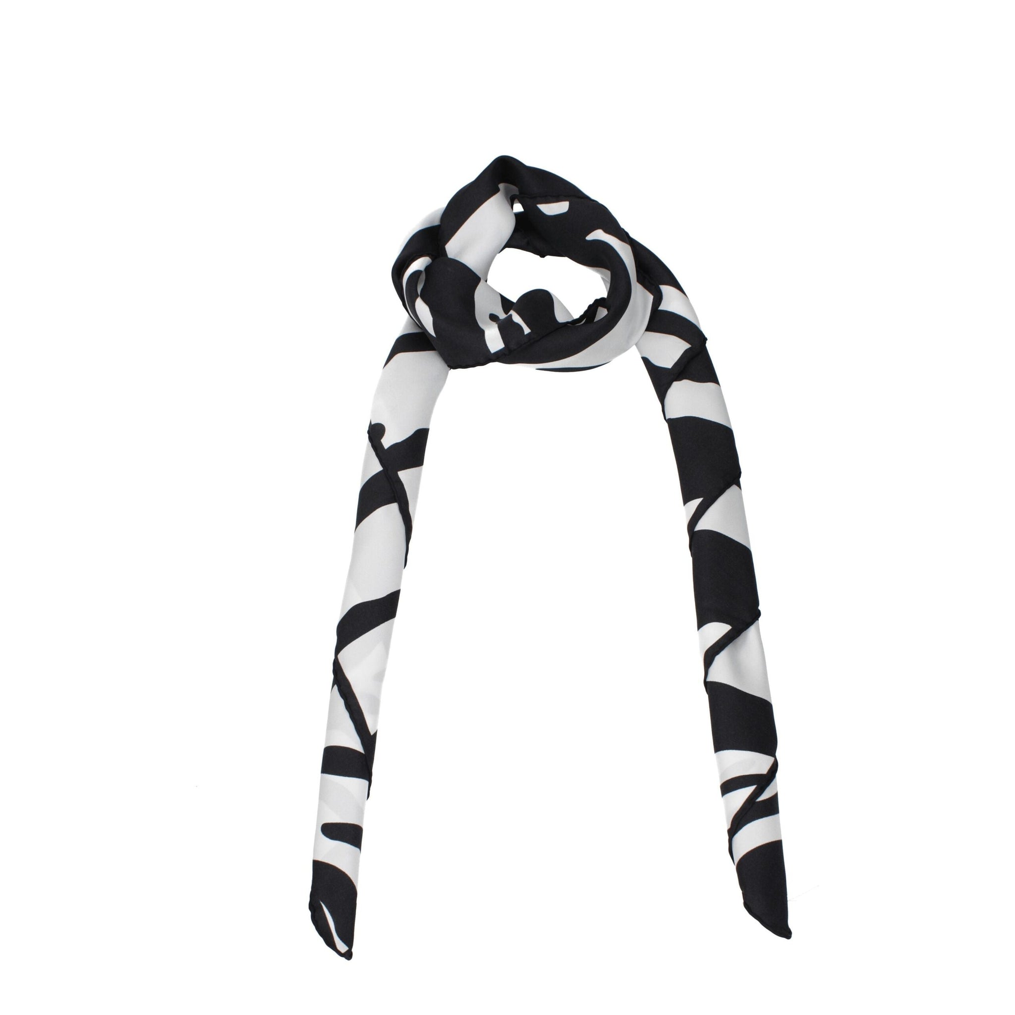 Dolce & Gabbana Black Silk Foulard