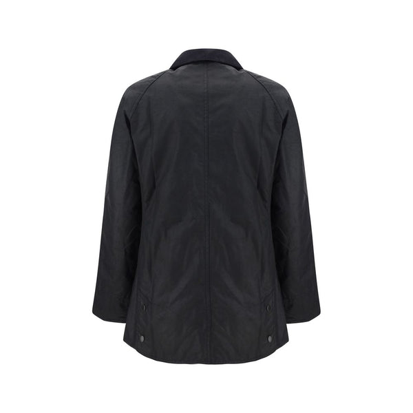 Barbour Black Cotton Coat