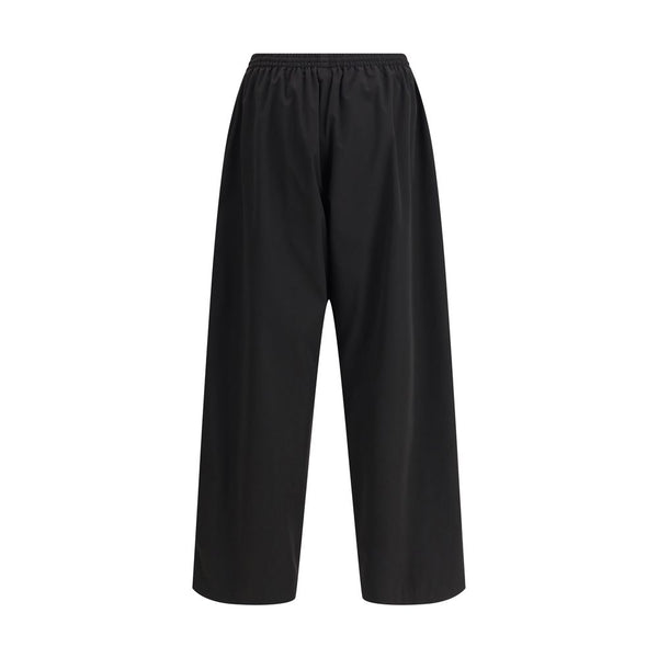 Balenciaga Black Polyester Casual Pants