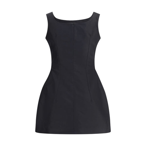 Magda Butrym Black Cotton Cocktail Dress