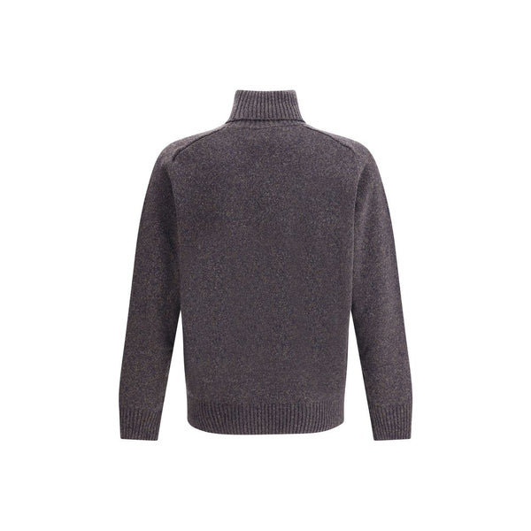 Brooksfield Multicolor Fleece Wool Turtleneck