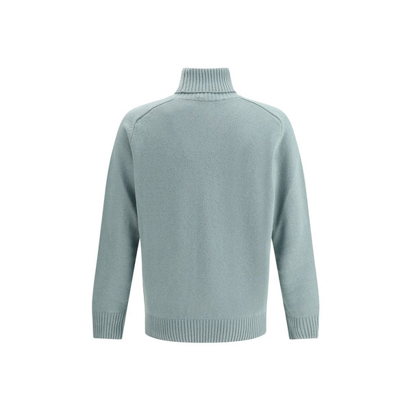 Brooksfield Bicolor Fleece Wool Turtleneck