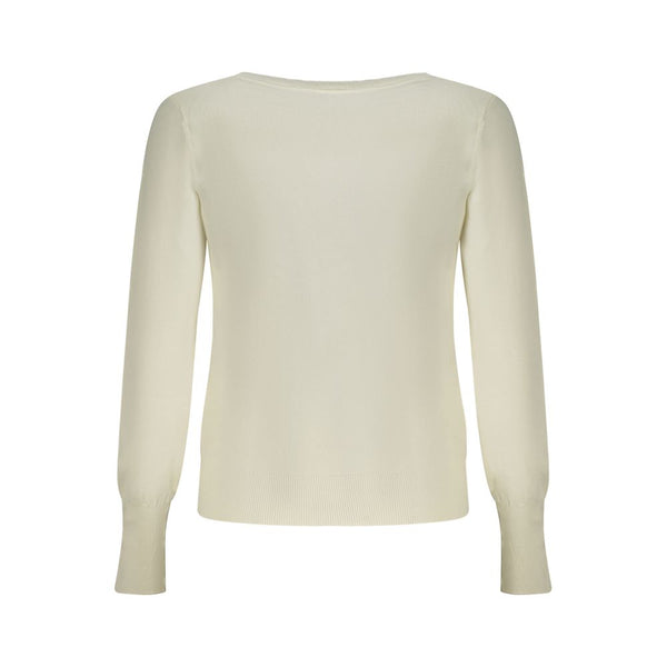 Guess Jeans Bianco Viscosa Womens Cardigan