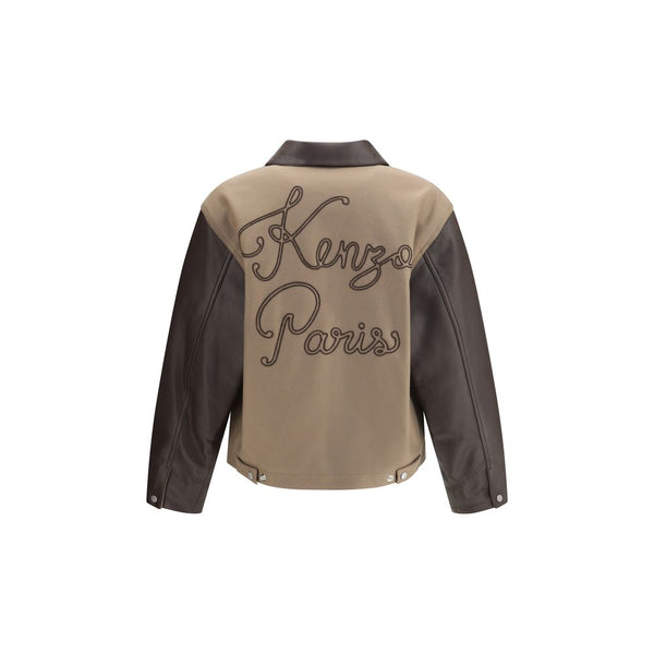 Kenzo Brown Leather Jacket