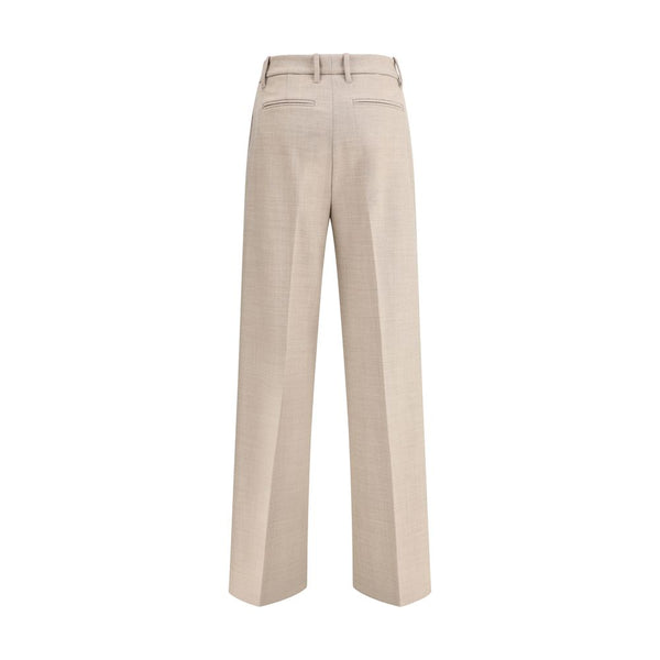 True Royal Beige Wool Casual Pants