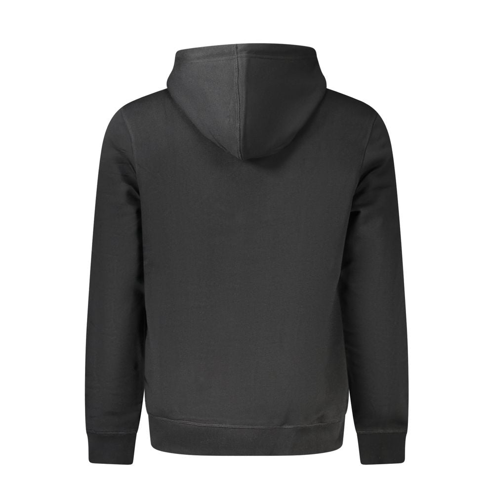 Hugo Boss Black Cotton Men's Hooded Sweatshirt