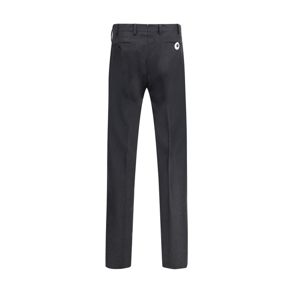 Germano Gray Fleece Wool Dress Pants