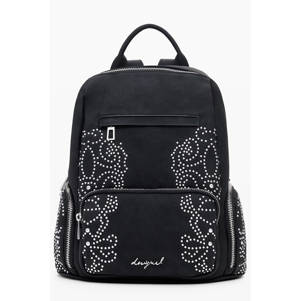 Desigual Black Polyurethane Women's Backpack