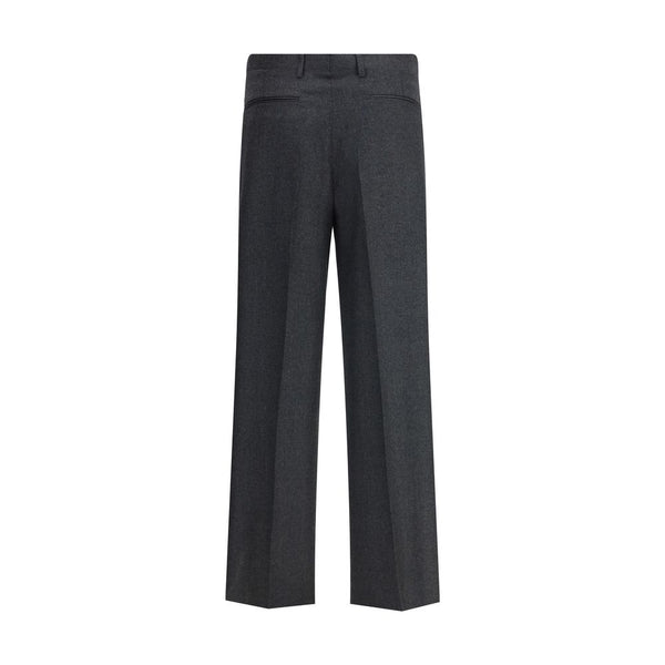 Vivienne Westwood Gray Fleece Wool Casual Pants