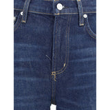 Citizens of Humanity Blue Cotton Flared Jeans