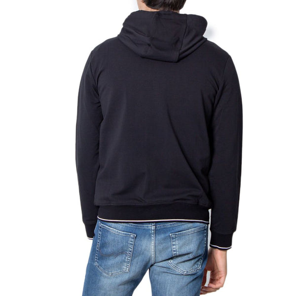 Armani Exchange Black Cotton Hoodie