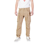 Replay Beige Cotton Cargo Pants