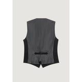 Antony Morato Black Polyester Waistcoat