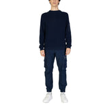 Antony Morato Blue Cotton Sweatshirt