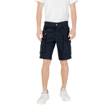 Replay Blue Cotton Bermuda Shorts