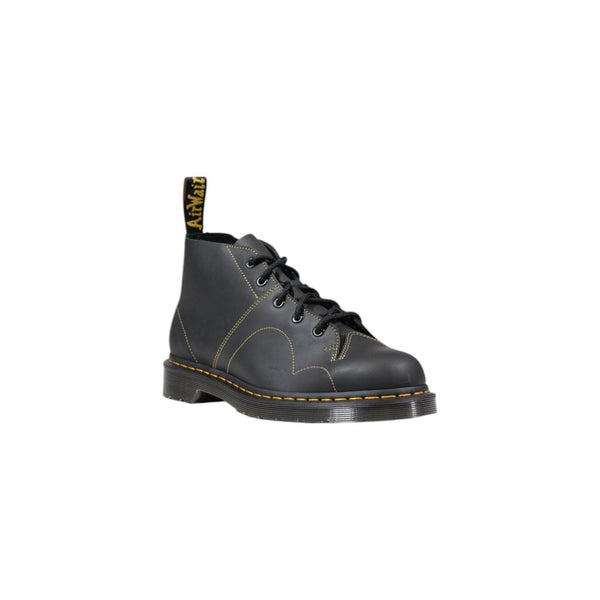 Dr. Martens Black Leather Lace-Up Boots