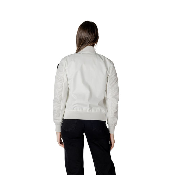 Blauer White Polyamide Bomber