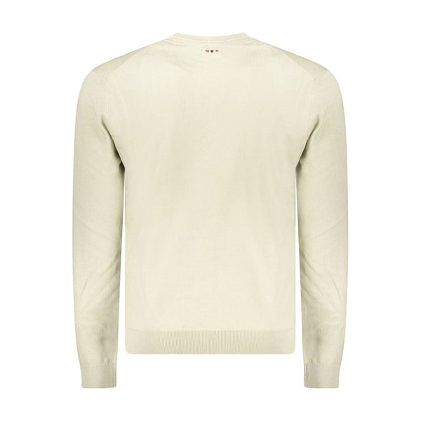 Napapijri Beige Cotton Men Sweater