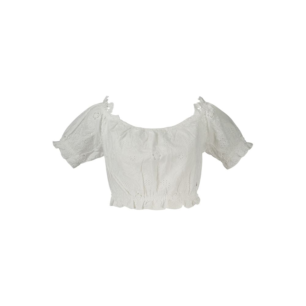 Guess Jeans Bianco Cotton Women Shirt