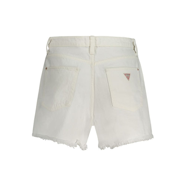 Guess Jeans White Cotton Women's Short