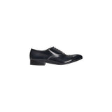 Roberto Pepe Luxury Blue Leather Men Shoe