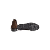 Roberto Pepe Luxury Brown Calfskin Men Boot