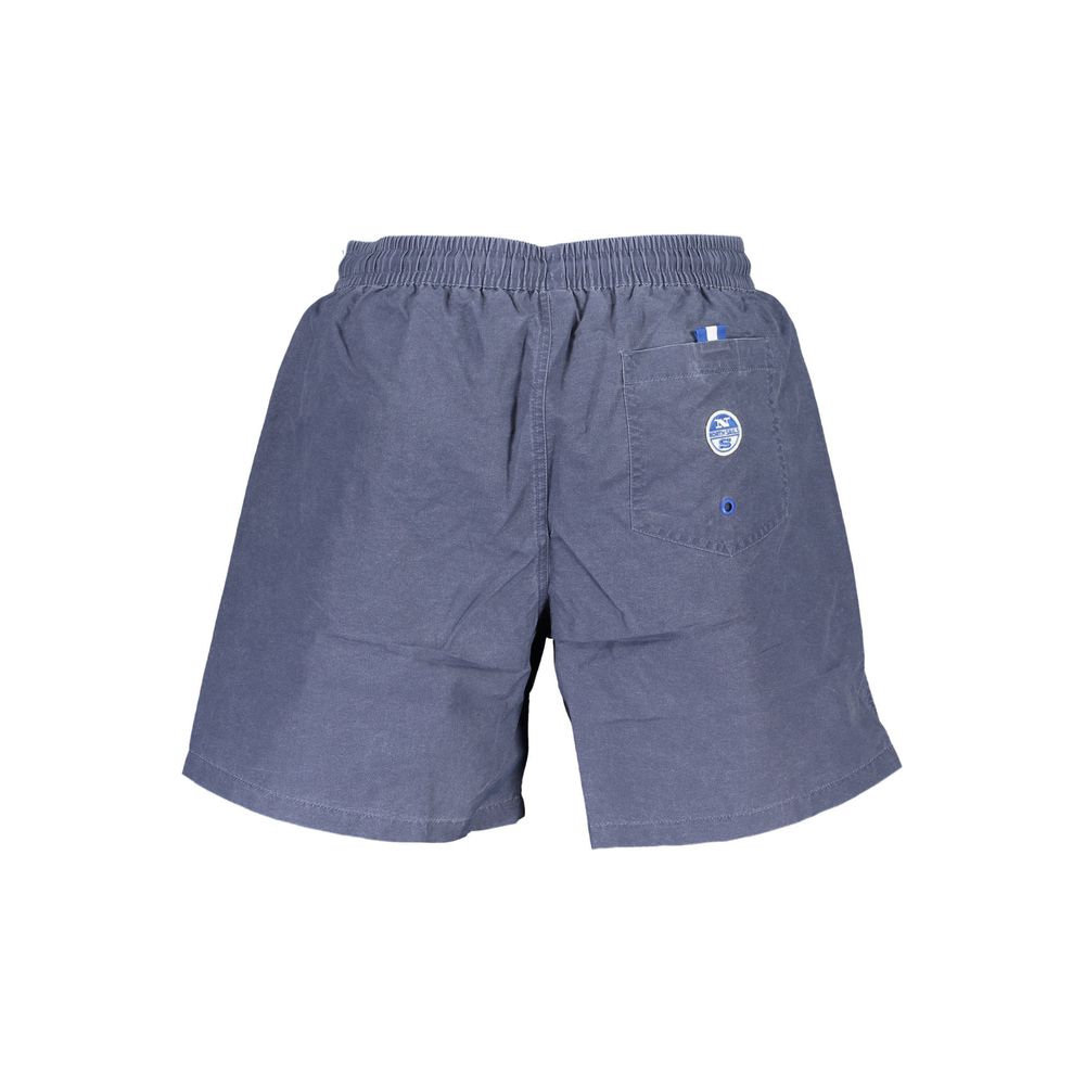 North Sails Blu Polyester Men Swim Boxer