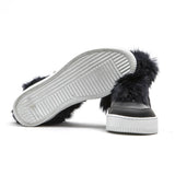 Mr&Mrs Italy Blue Leather Women Sneaker