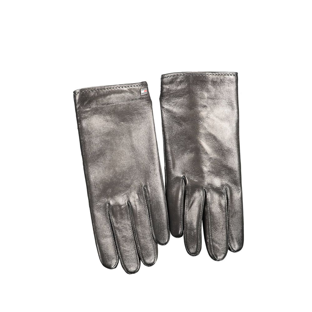 Tommy Hilfiger Black Leather Men's Glove
