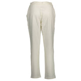 U.S. POLO ASSN. White Cotton Women's Trouser