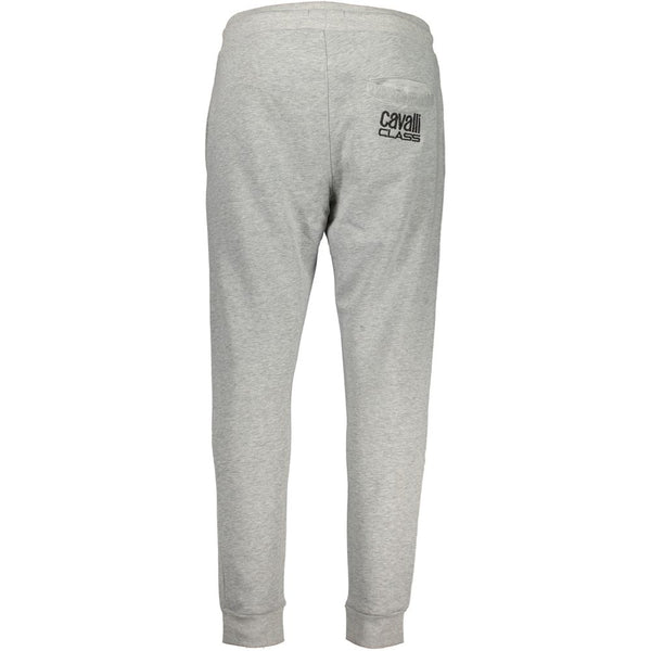 Cavalli Class Grigio Polyester Men's Sweatpant