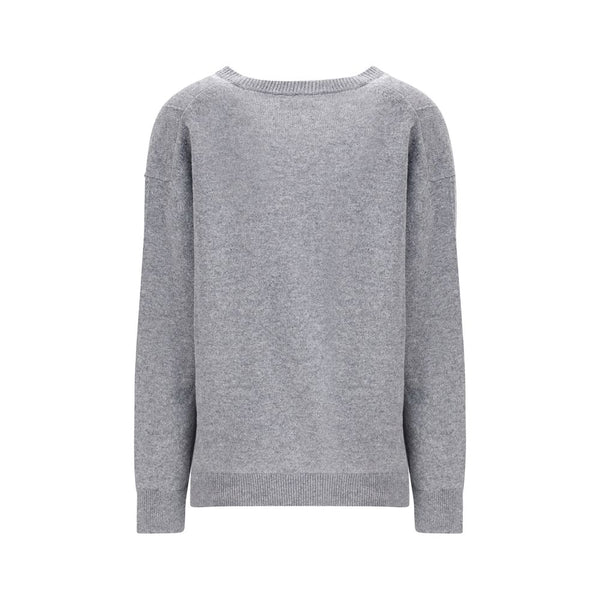 Jil Sander Gray Wool Sweatshirt