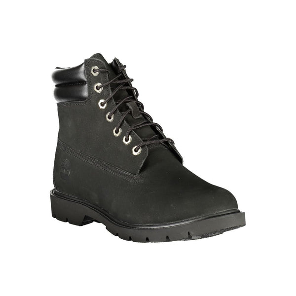 Timberland Nero Leather Men Ankle Boot