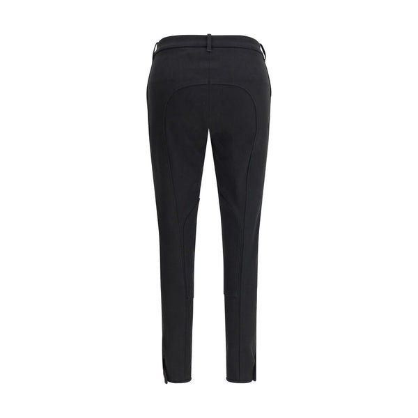 Burberry Black Cotton Casual Pants