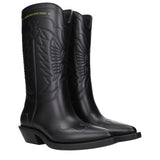 Christian Dior Black Cotton Boots