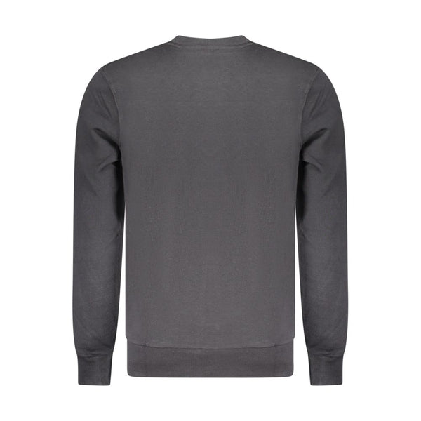 North Sails Black Cotton Men Sweatshirt