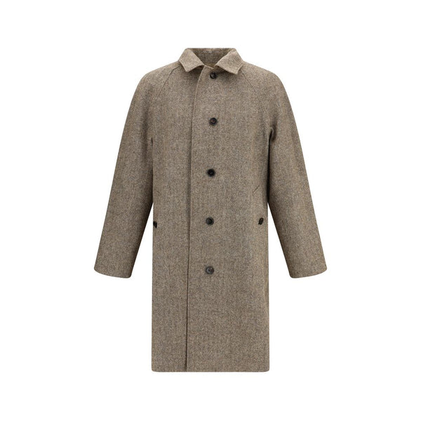 Burberry Brown Cotton Coat