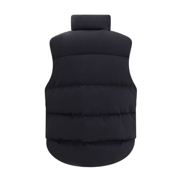 MONCLER x EDWARD ENNINFUL Black Polyamide Sleveless Jacket