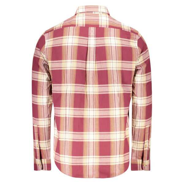 Timberland Red Cotton Men Shirt