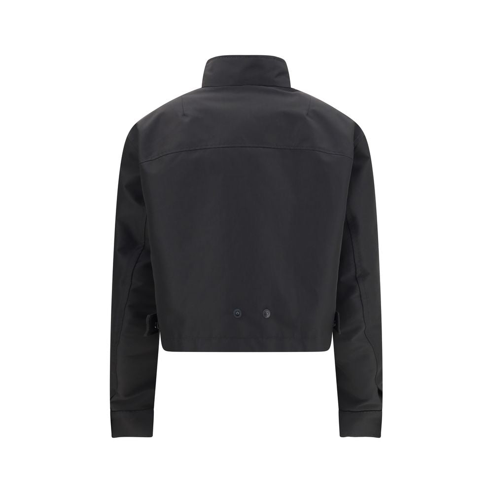 MONCLER x EDWARD ENNINFUL Black Polyester Full-Length Jacket