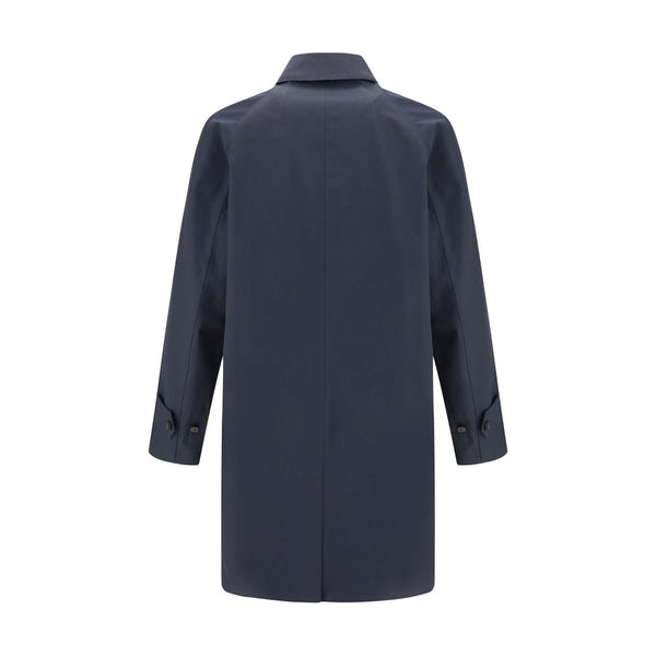 Burberry Blue Cotton Coat