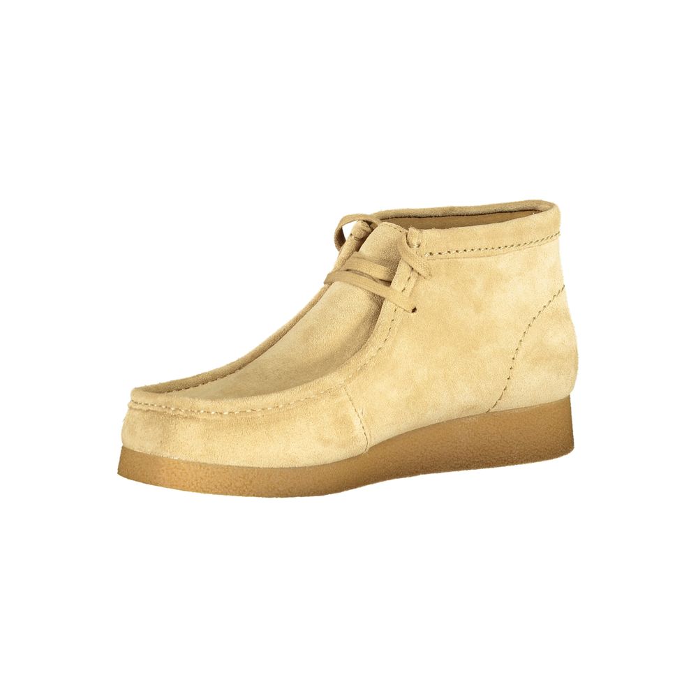 Clarks Beige Suede Men Sneaker