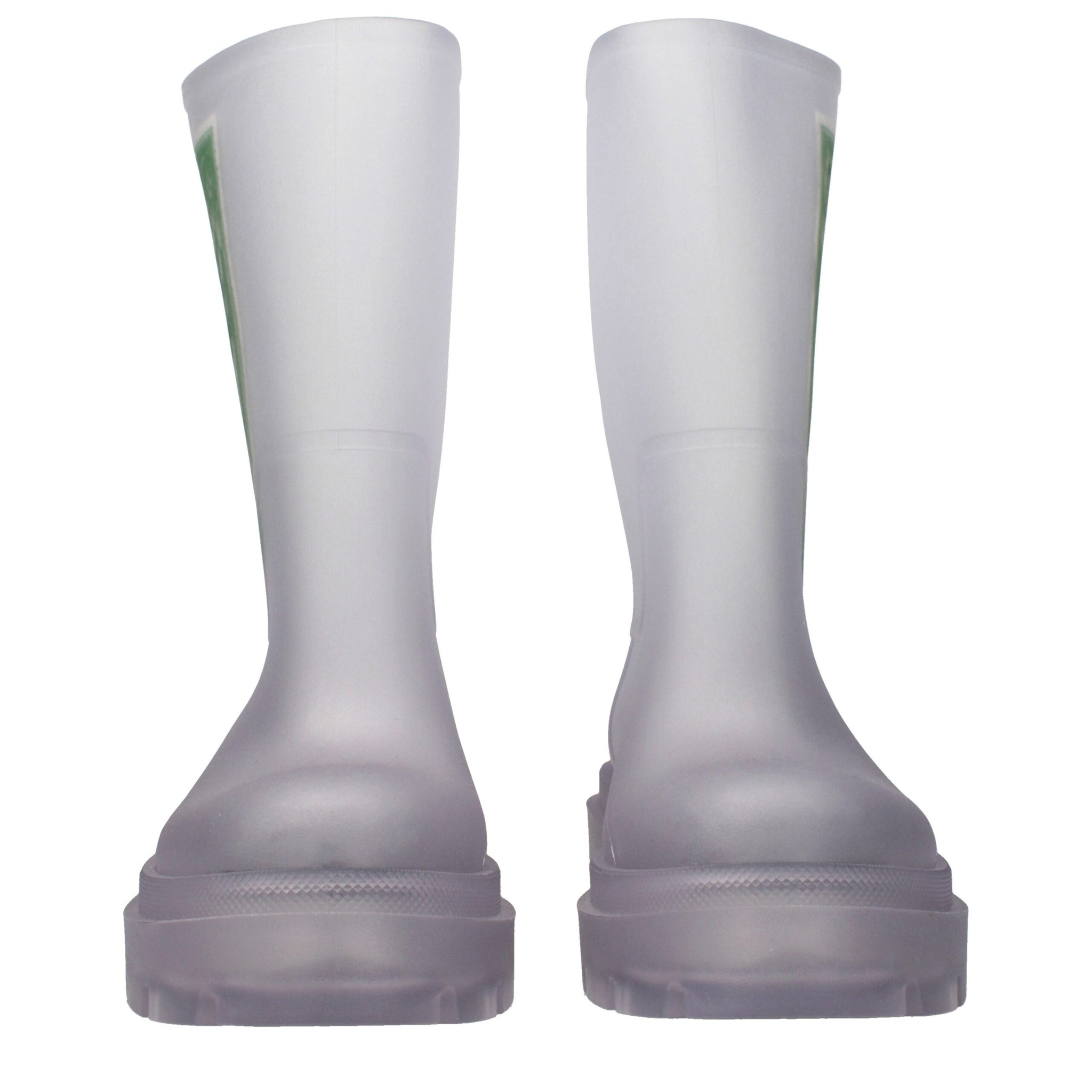 Off-White Transparent Pvc Ankle Boots