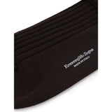 ZEGNA Brown Wool Socks