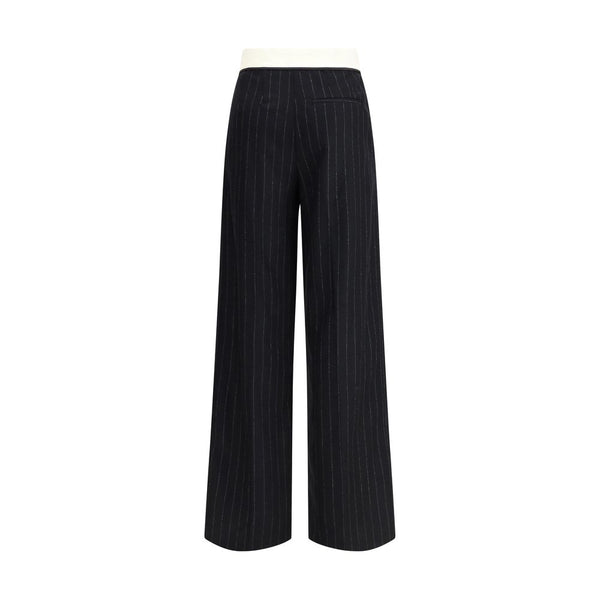 Forte_Forte Black Wool Dress Pants